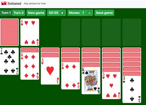 klondike solitaire turn one free